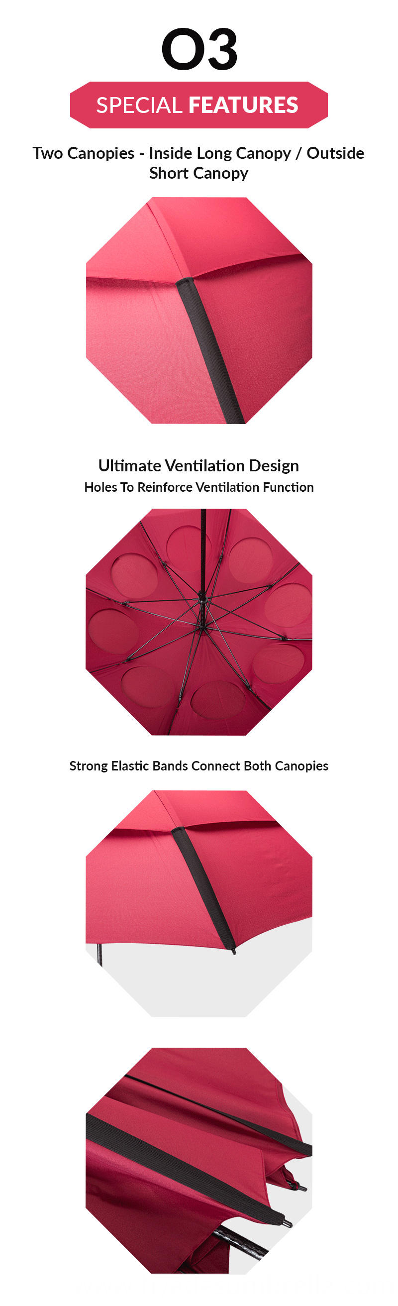 Large Ventilation Windproof Golf Umbrella Large Ventilation Windproof Golf Umbrella